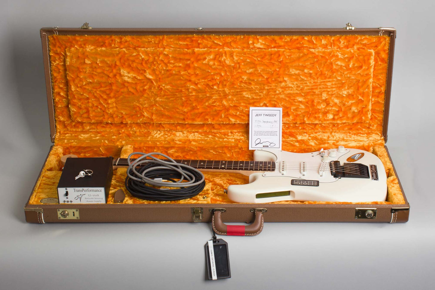 Transperformance Modified Fender Stratocaster Owned by Jeff Tweedy of Wilco Solid Body Electric Guitar (2000s)
