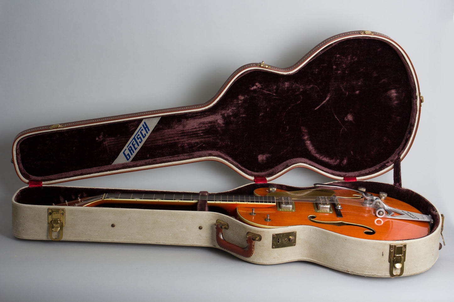 Gretsch Chet Atkins Hollow Body Model 6120 Arch Top Hollow Body Electric Guitar (1961)