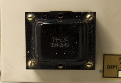 Newcomb Pathfinder Model E-20 w/ Jensen Imperial Reproducer CA-12 Speaker Owned and Used by Tom Verlaine Head and Cabinet Amplifier (1940s/1965)