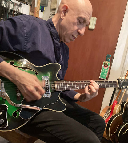 Kawai Decca Owned and Used by Elliott Sharp Thinline Hollow Body Electric Guitar (1967)