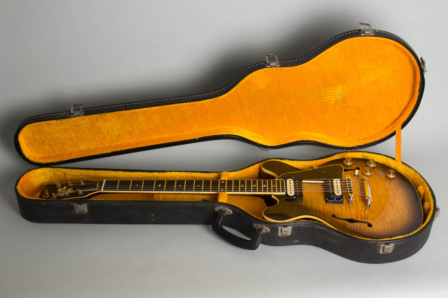 Steve Carr Mini-335 Owned and used by Elliott Sharp Semi-Hollow Body Electric Guitar (1981)