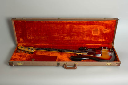 Fender Precision Bass Solid Body Electric Bass Guitar (1962)