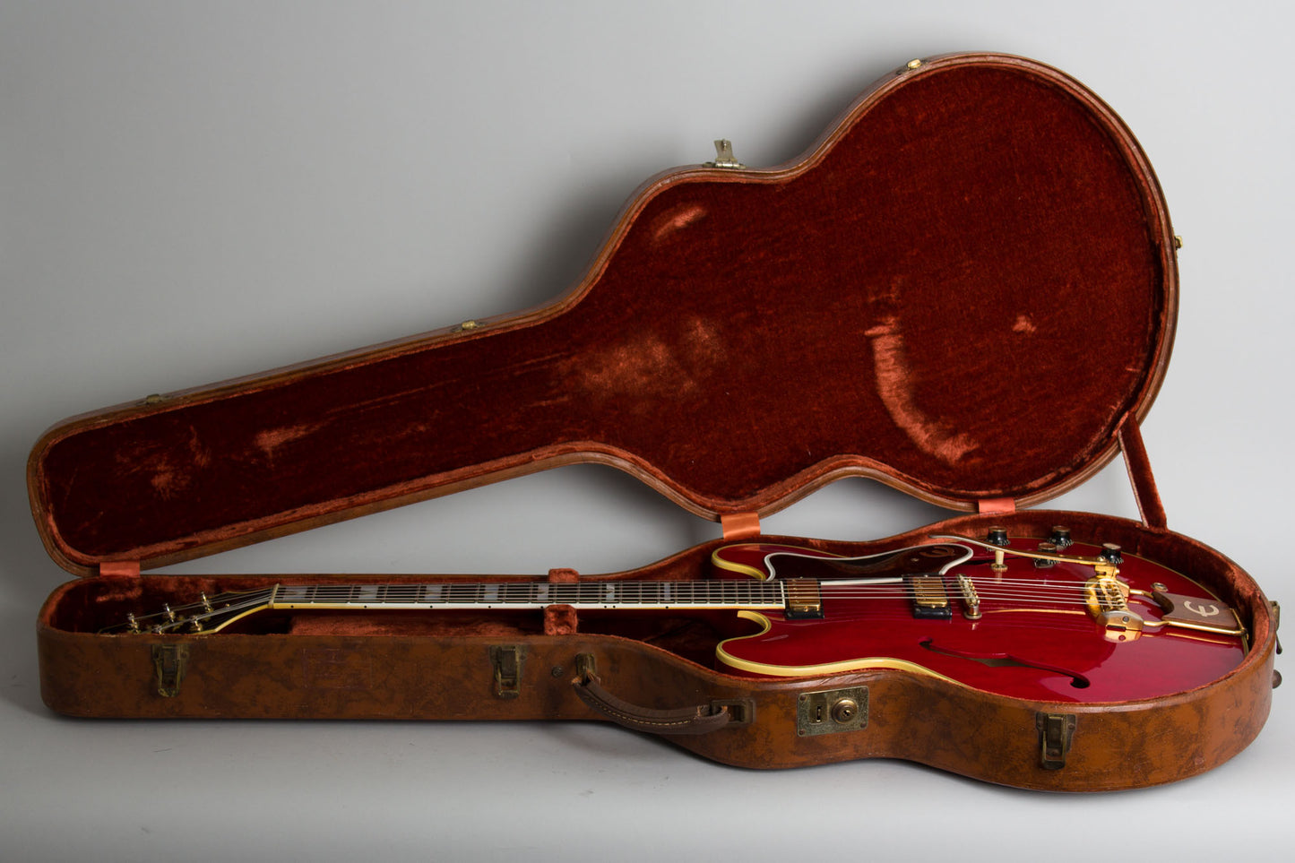 Epiphone Sheraton E212TV Arch Top Semi-Hollow Body Electric Guitar (1962)