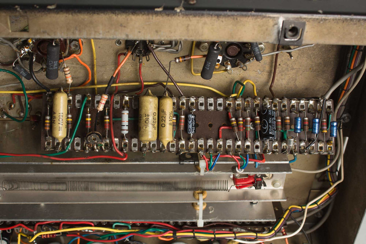 Vox Model UL 7120 Hybrid Head and Cabinet Amplifier (1966)