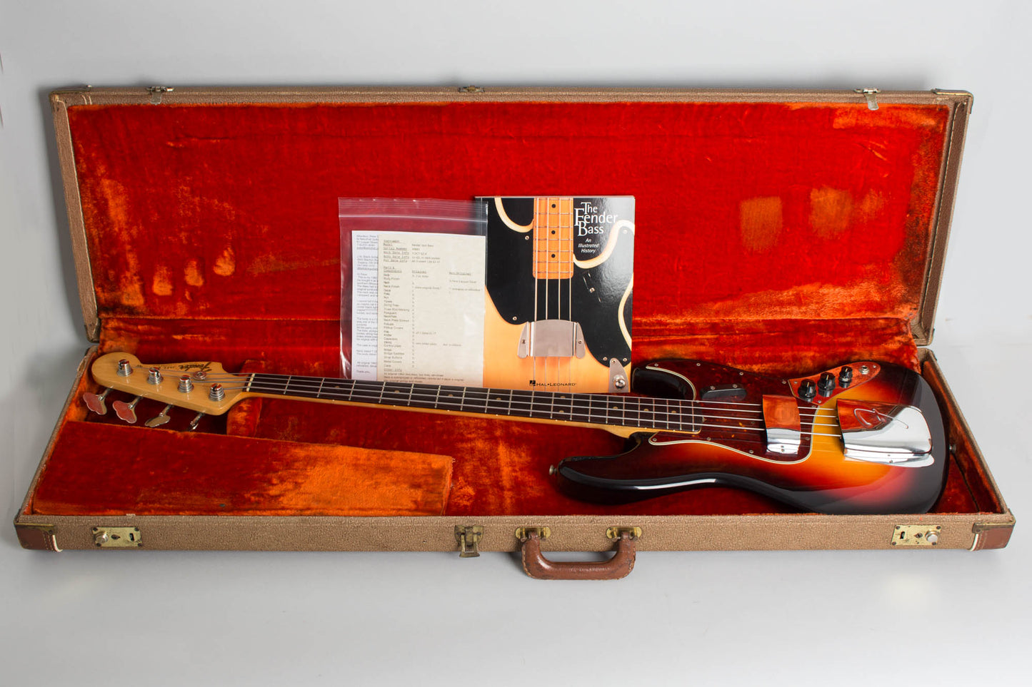 Fender Jazz Bass Solid Body Electric Bass Guitar (1962)