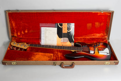 Fender Jazz Bass Solid Body Electric Bass Guitar (1962)
