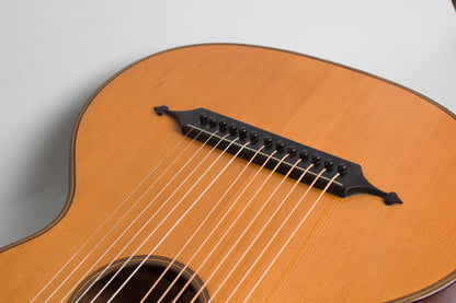 unlabelled 13 Course Schrammel Contra Harp Guitar (1950s)