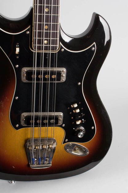 Hagstrom 8-String Bass H-8 Solid Body Electric Bass Guitar (1968)
