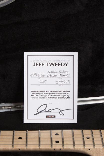 Fender Telecaster American Nashville B-Bender Owned by Jeff Tweedy of Wilco Solid Body Electric Guitar (2007)