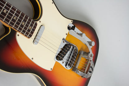 Fender Telecaster Custom with Bigsby Solid Body Electric Guitar (1969)