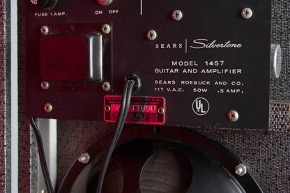 Danelectro Silvertone Model 1457 Amp-In-Case Semi-Hollow Body Electric Guitar (1965)