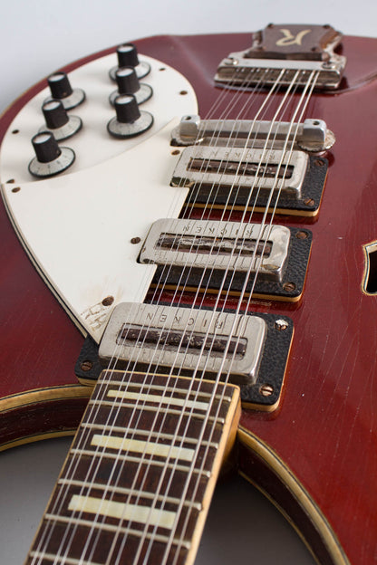 Unbranded Ricken Serviceman 12 String Semi-Hollow Body Electric Guitar (1960s)