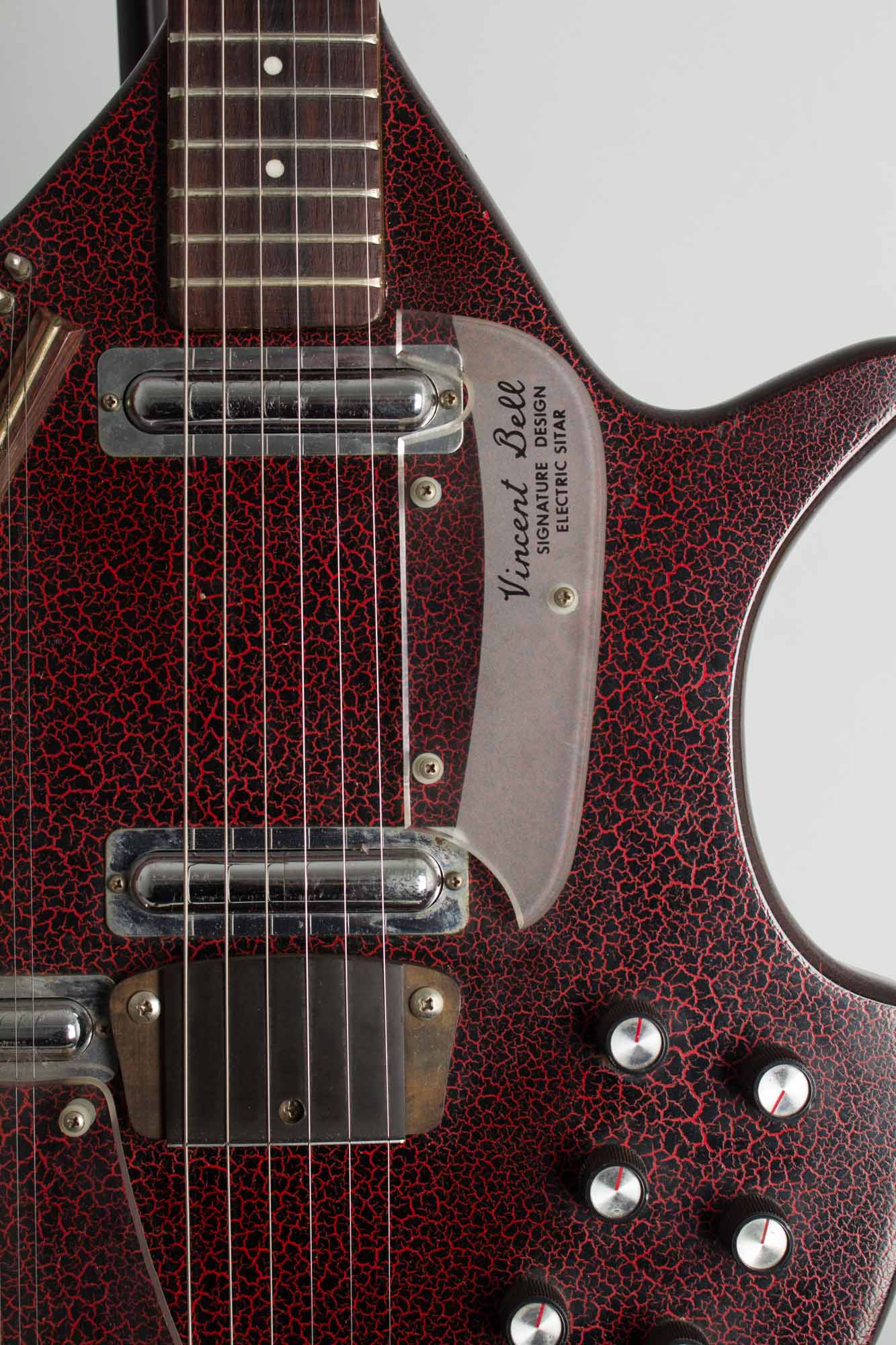 Danelectro Coral Sitar Semi-Hollow Body Electric Guitar (1968)