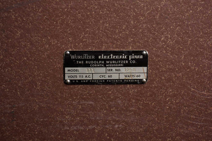 Wurlitzer Model 111 LOCAL PICKUP ONLY Electric Piano (1955)