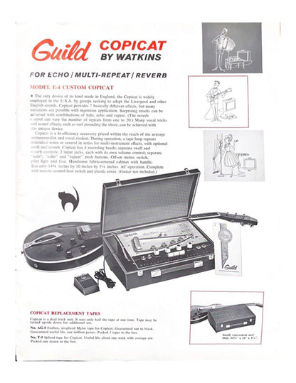 Watkins/WEM Guild Model E-4 Custom Copicat Echo Effect (1965)