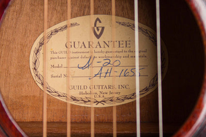 Guild M-20 Flat Top Acoustic Guitar (1965-6)