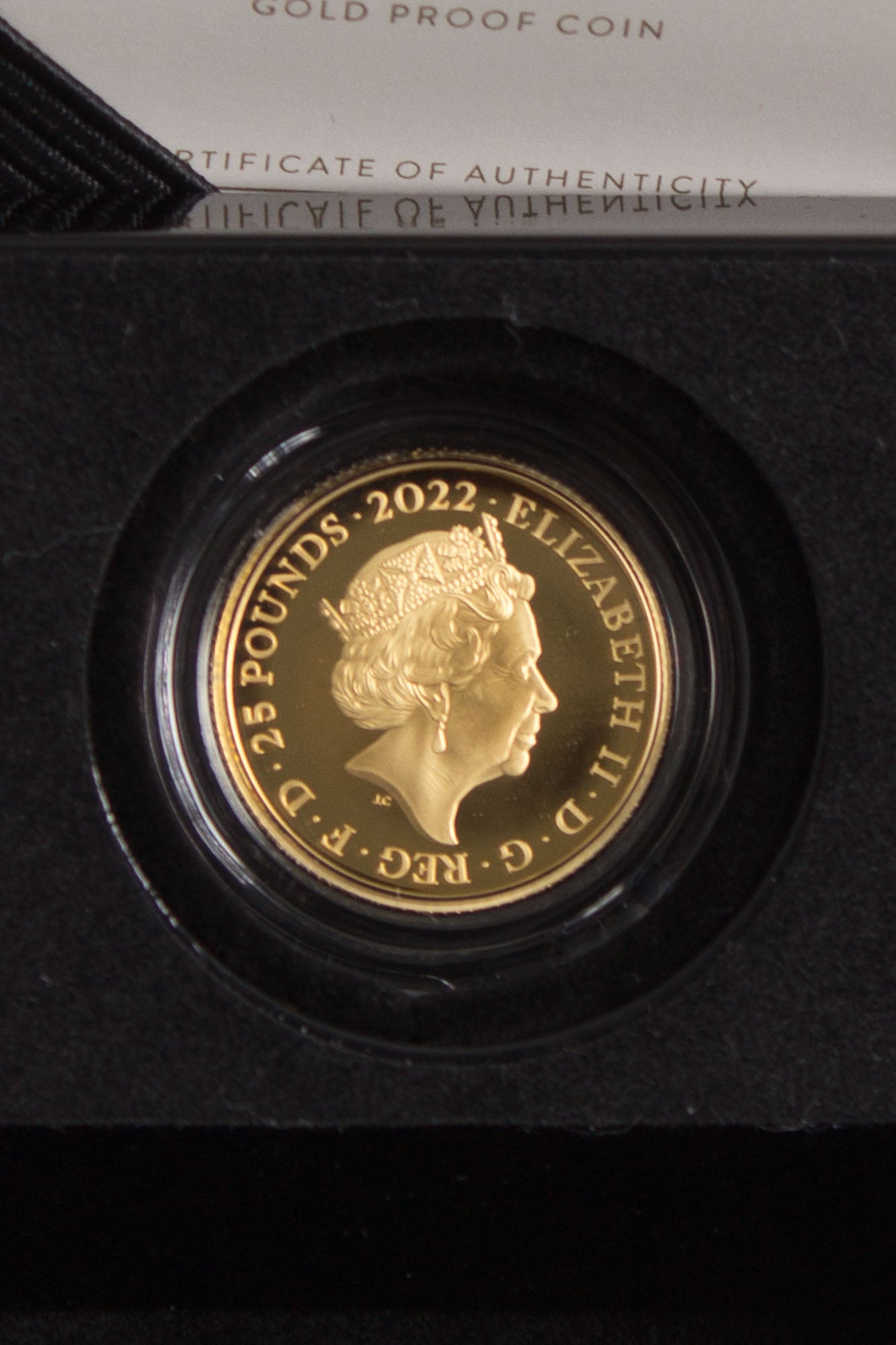 Royal Mint 1/4 ounce Rolling Stones Sixty Commemorative Gold Proof Coin (2022)