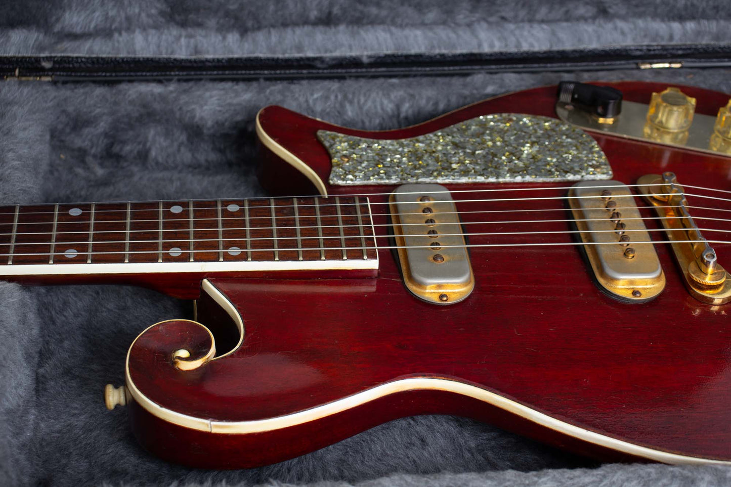 Premier Ruby Special E-722 Owned and Used by Elliott Sharp Solid Body Electric Guitar (1959)