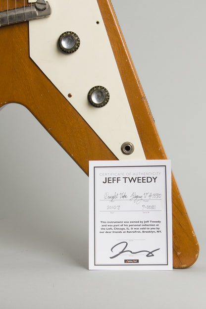 Dwight Volk Model Flying V Owned by Jeff Tweedy of Wilco Solid Body Electric Guitar (2010s)