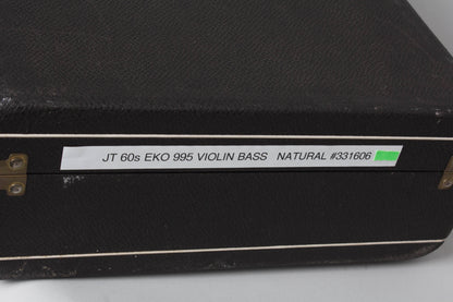 Eko Model 995 Violin Bass Owned by Jeff Tweedy of Wilco Electric Bass Guitar (1967)