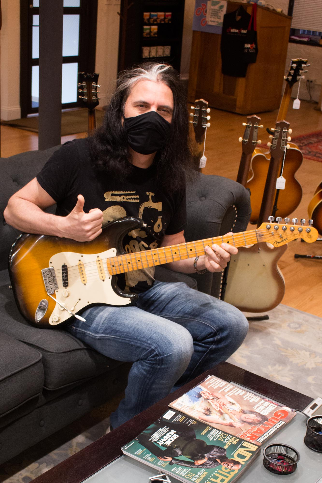 Fender Stratocaster '57 AVRI Owned and used by Alex Skolnick Solid Body Electric Guitar (1982)