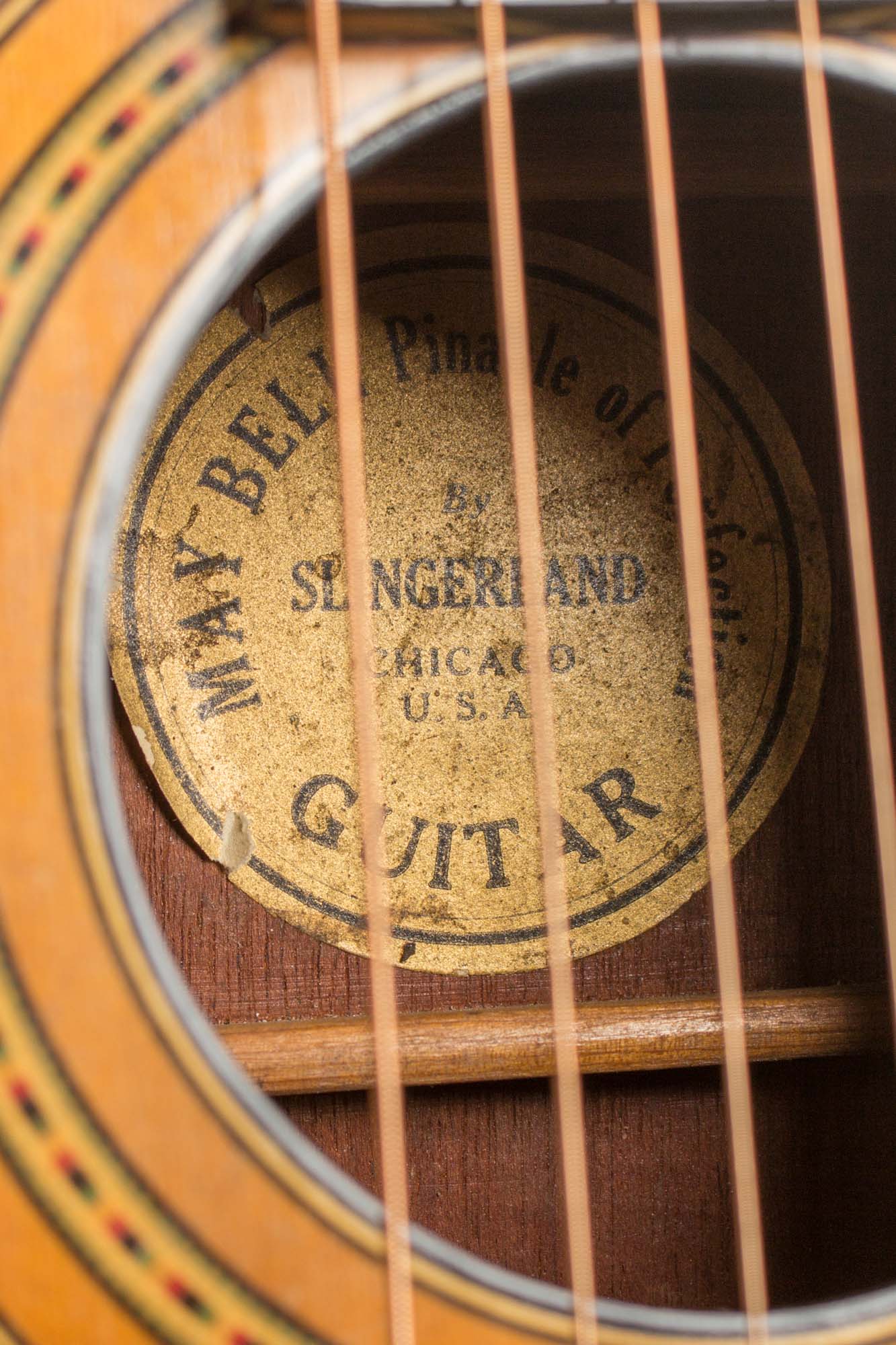 Slingerland May Bell Recording Master Model #12 Flat Top Acoustic Guitar (1931)