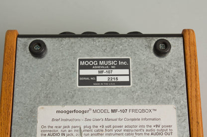 Moog Moogerfooger MF-107 FreqBox Filter Effect (2010s)