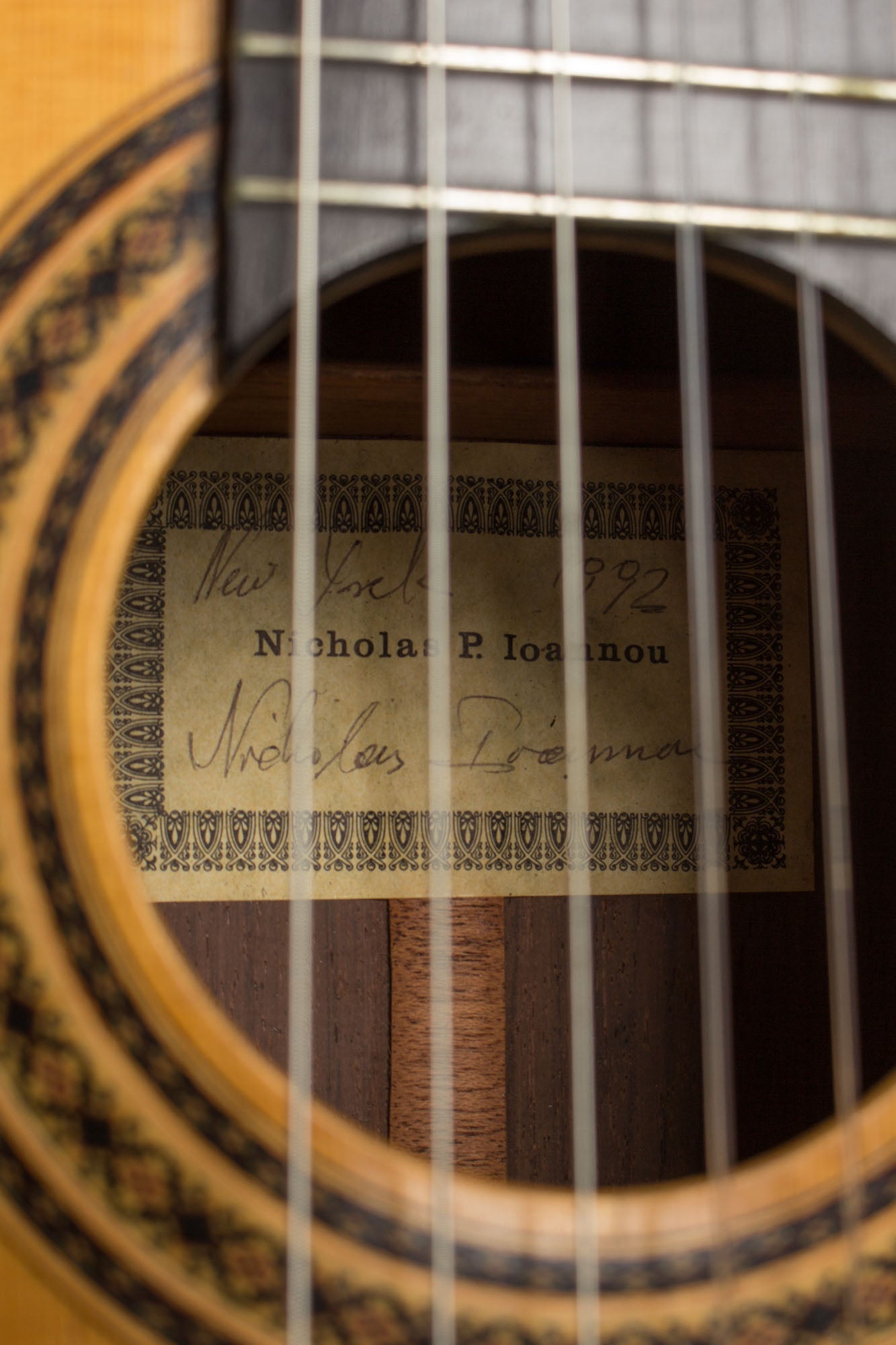 Nicholas P. Ioannou Classical Guitar (1992)
