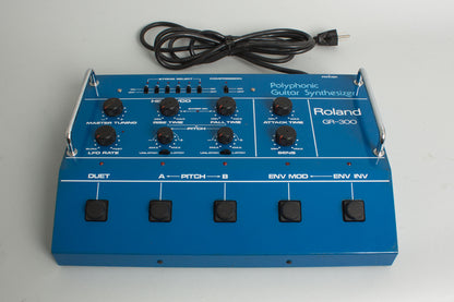 Roland GR-300 Polyphonic Guitar Synthesizer with G-303 Solid Body Electric Guitar (1984)