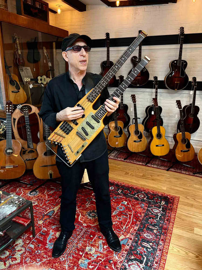 Doug Henderson Custom Double Neck built for and extensively used by Elliott Sharp Solid Body Electric Guitar (1991)