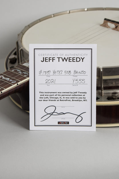 Yates 558 Owned and Used by Jeff Tweedy of Wilco 5 String Banjo (2021)