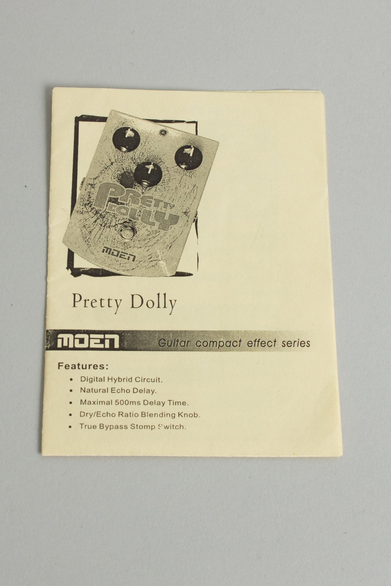 Moen Pretty Polly Owned and Used by Tom Verlaine Delay Effect (2020)
