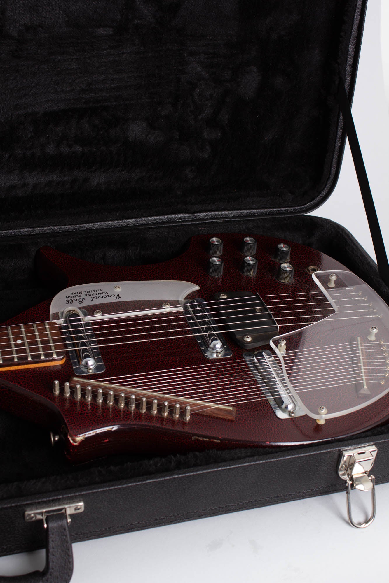 Danelectro Coral Vincent Bell Sitar Semi-Hollow Body Electric Guitar (1968)