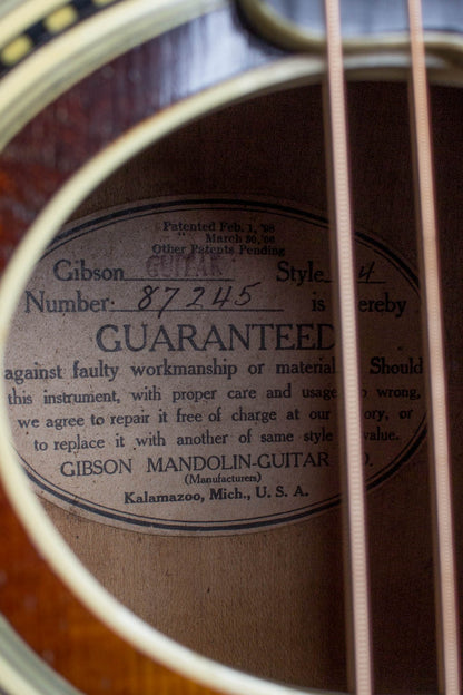 Gibson L-4 Arch Top Acoustic Guitar (1930)