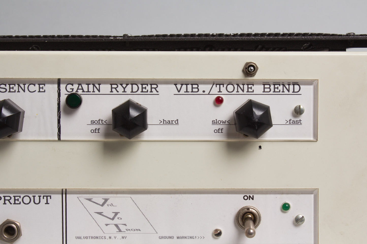 Valvotronics Custom Rackmount Made for and Used by Tom Verlaine Tube Amplifier (1990s)