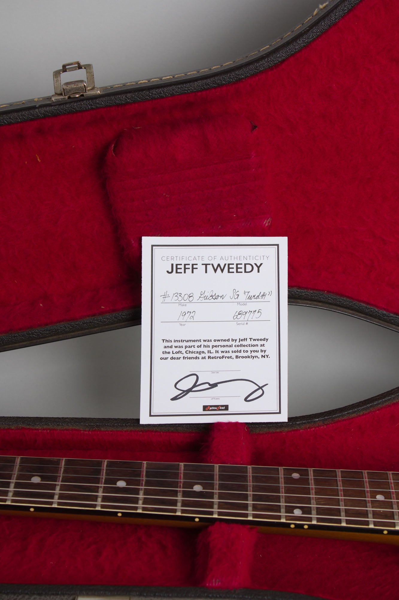 Gibson SG Pro/Special Owned and Used by Jeff Tweedy of Wilco Solid Body Electric Guitar (1972)