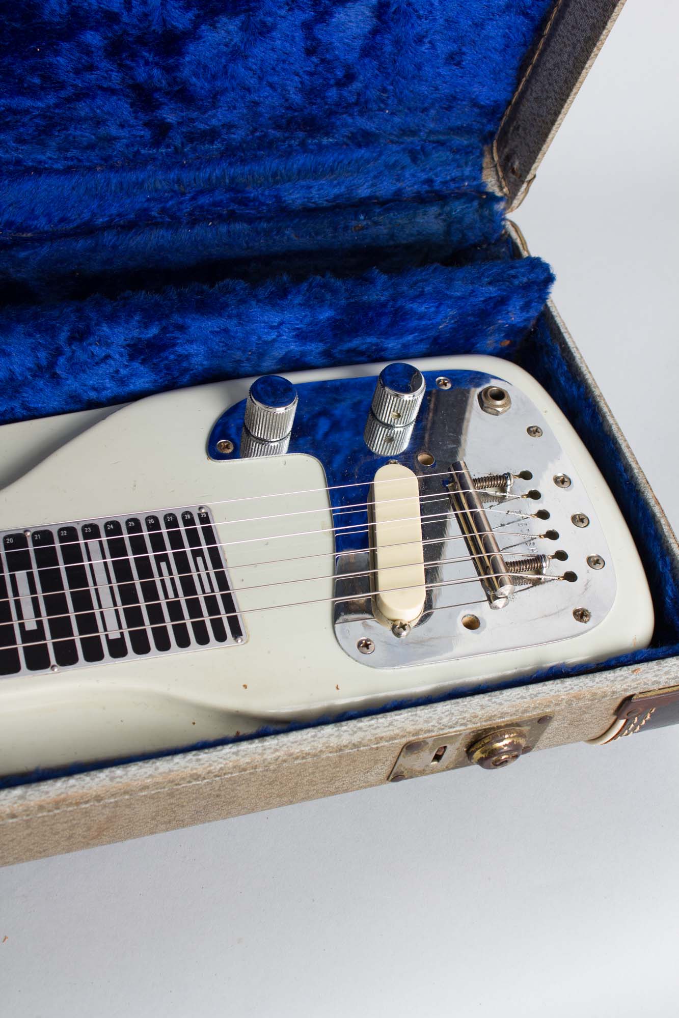 Fender White High Steel Electric Guitar (1956)