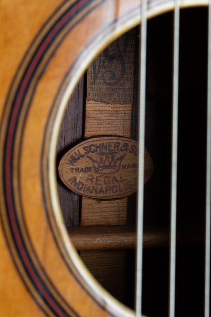 Wulschner & Sons Regal Model 102S Flat Top Acoustic Guitar (1898)