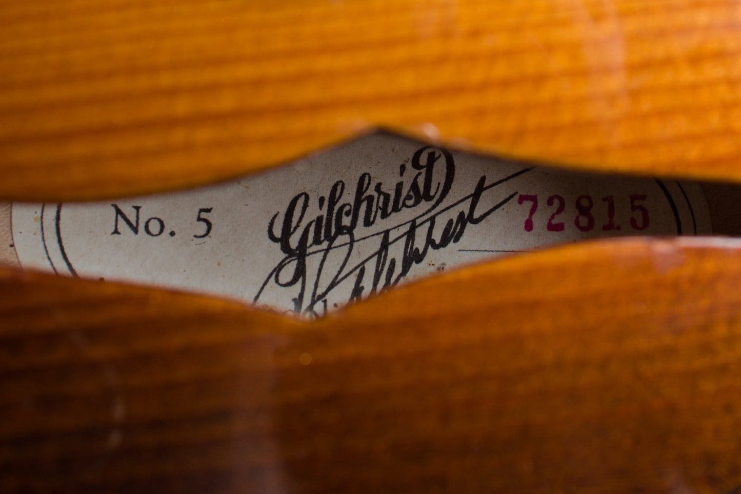 Gilchrist Model 5 Carved Top Mandolin (2015)