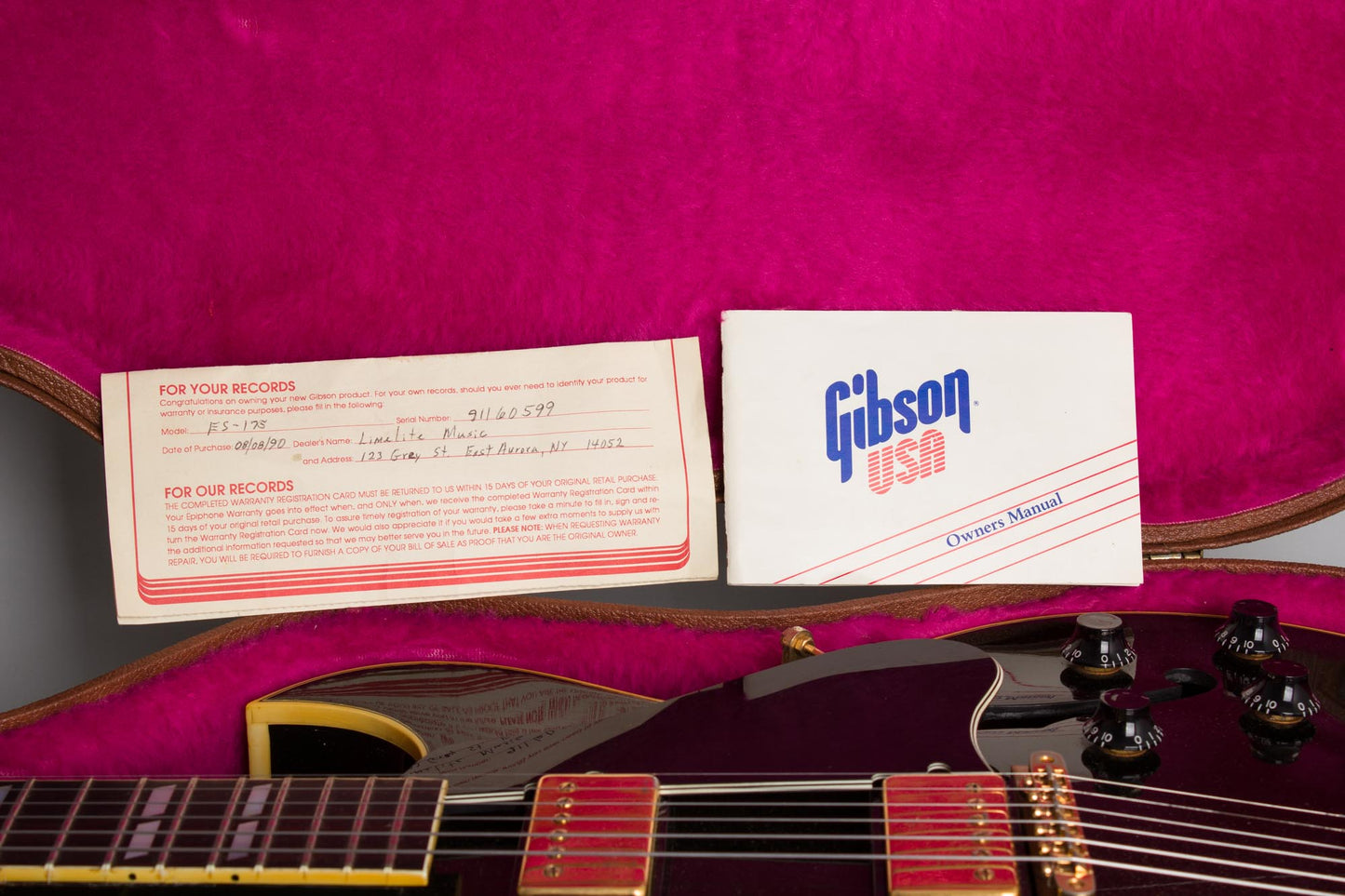 Gibson ES-175D Arch Top Hollow Body Electric Guitar (1990)