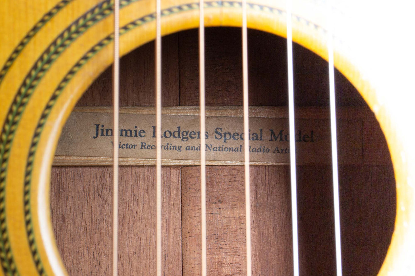 Weymann Jimmie Rodgers Model 890 Flat Top Acoustic Guitar (1932)