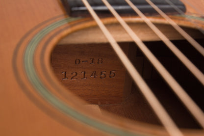 C. F. Martin 0-18 Flat Top Acoustic Guitar (1951)