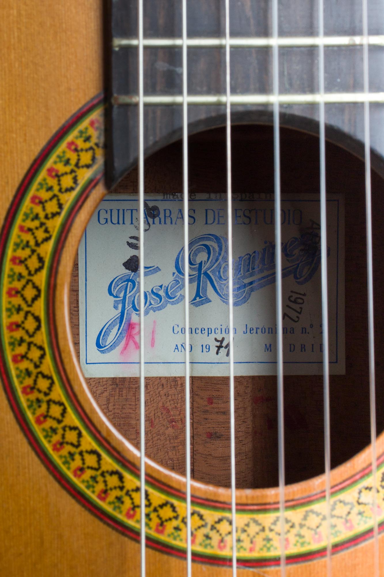 Jose Ramirez R1 Estudio Classical Guitar (1971)