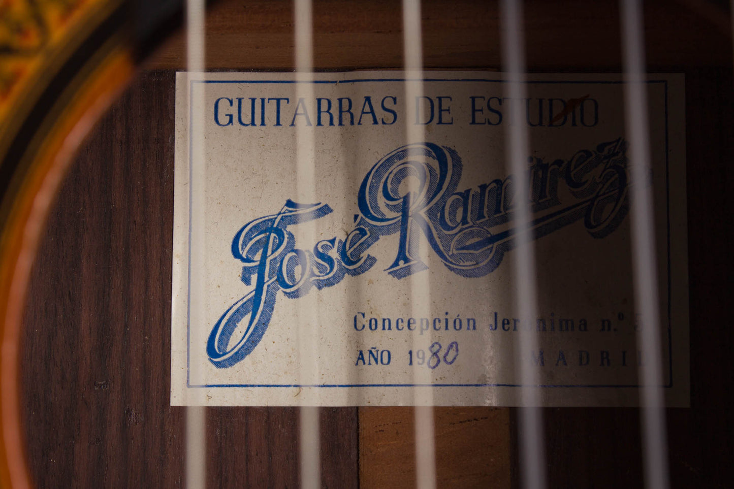 Jose Ramirez Estudio Classical Guitar (1980)