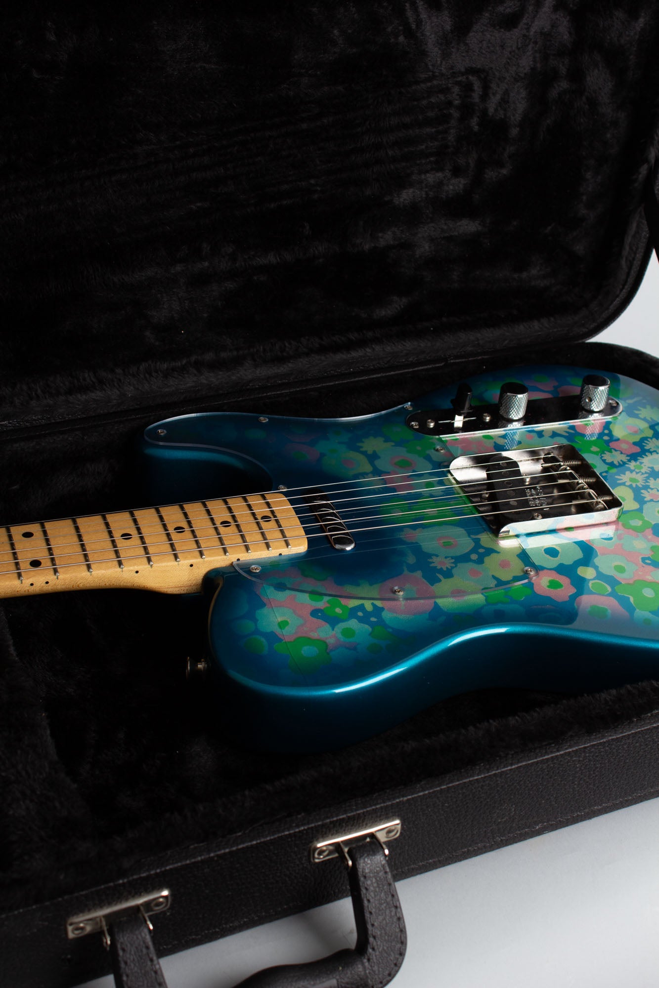 Fender Blue Floral Telecaster Solid Body Electric Guitar (2001)