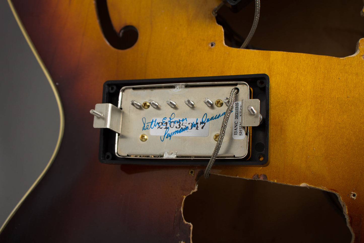 Epiphone E-252 Broadway Arch Top Hollow Body Electric Guitar (1959)