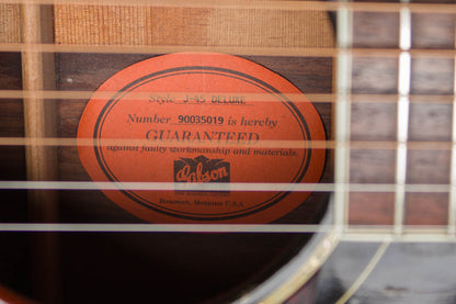 Gibson J-45 Deluxe Flat Top Acoustic Guitar (1995)