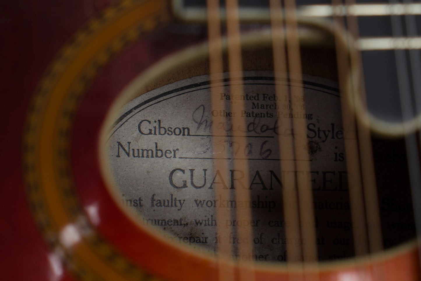 Gibson H-4 Carved Top Mandola (1916)