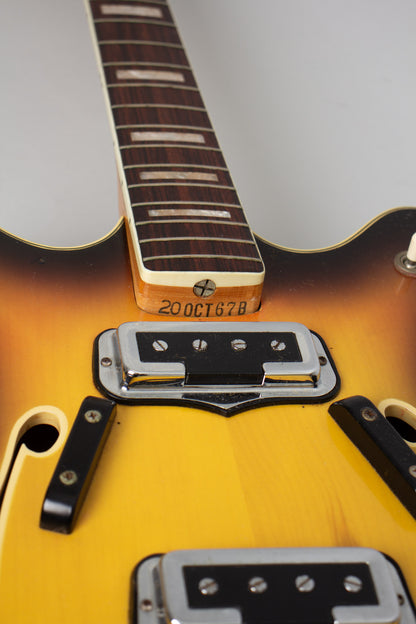 Fender Coronado Bass II Hollow Body Electric Bass Guitar (1967)