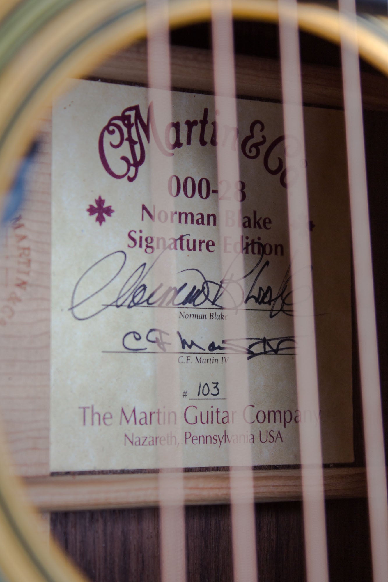 C. F. Martin 000-28 Norman Blake Signature Flat Top Acoustic Guitar (2004)
